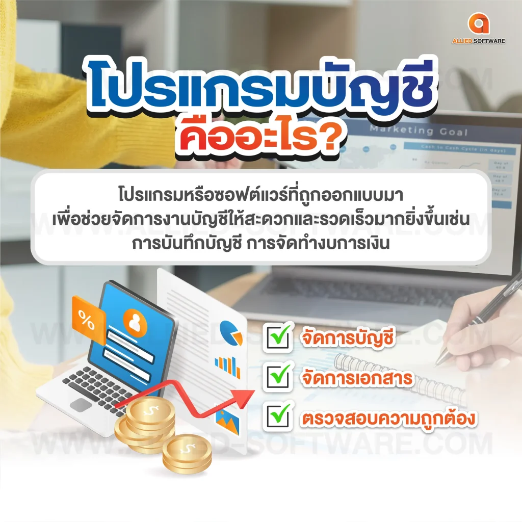 โปรแกรมบัญชี, โปรแกรมบัญชีออนไลน์, โปรแกรมบัญชีสำหรับธุรกิจ, ระบบบัญชี SMEs