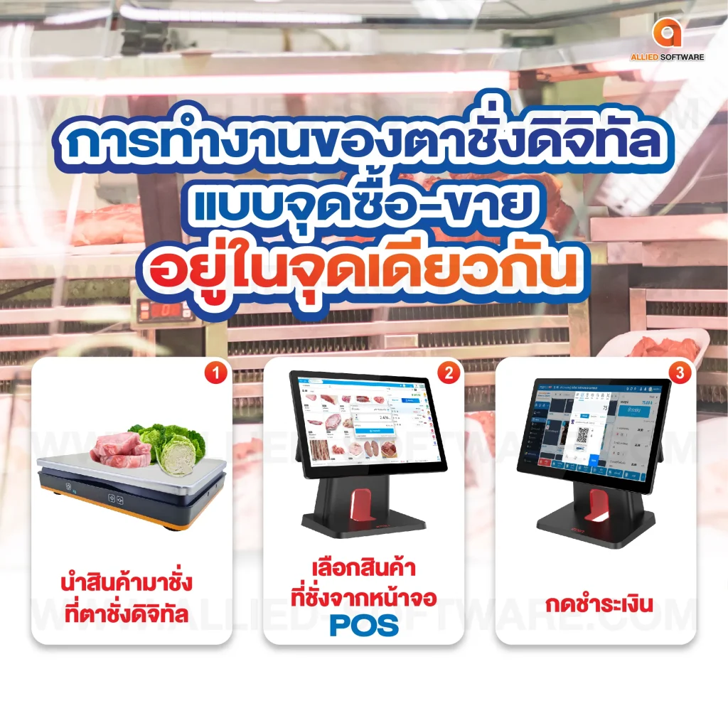 โปรแกรมร้านของสดแช่แข็ง, POS ร้านขายของสดแช่แข็ง, POSPOS โปรแกรมขายหน้าร้าน