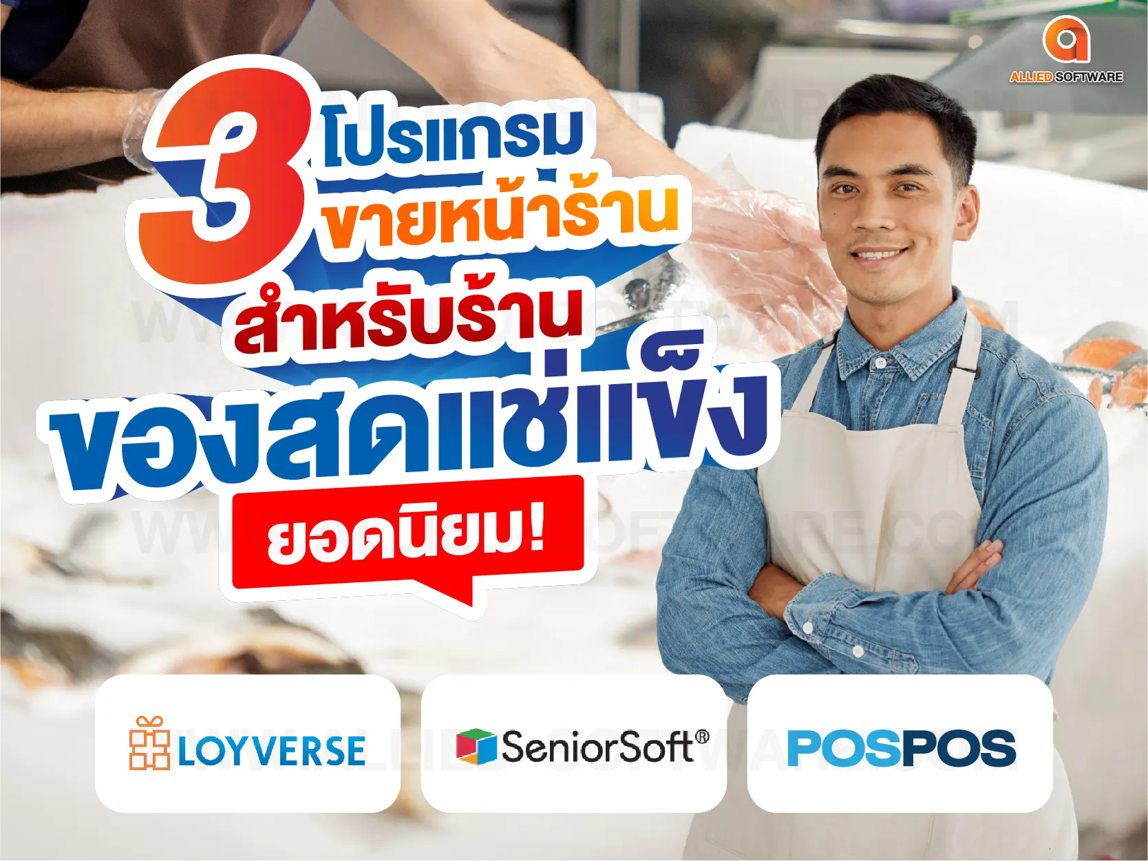 โปรแกรมขายของสดแช่แข็ง, Loyverse, POSPOS, SeniorSoft Promaxx
