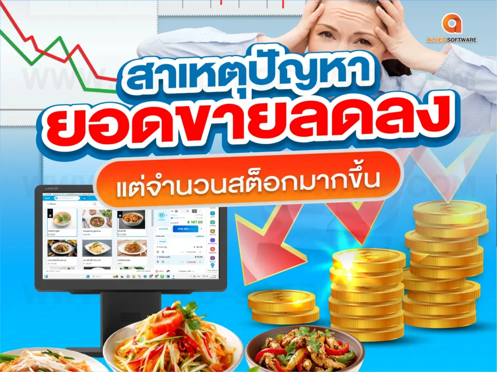 โปรแกรมร้านอาหาร, ระบบ POS ร้านอาหาร, ตรวจสอบยอดขายร้านอาหาร